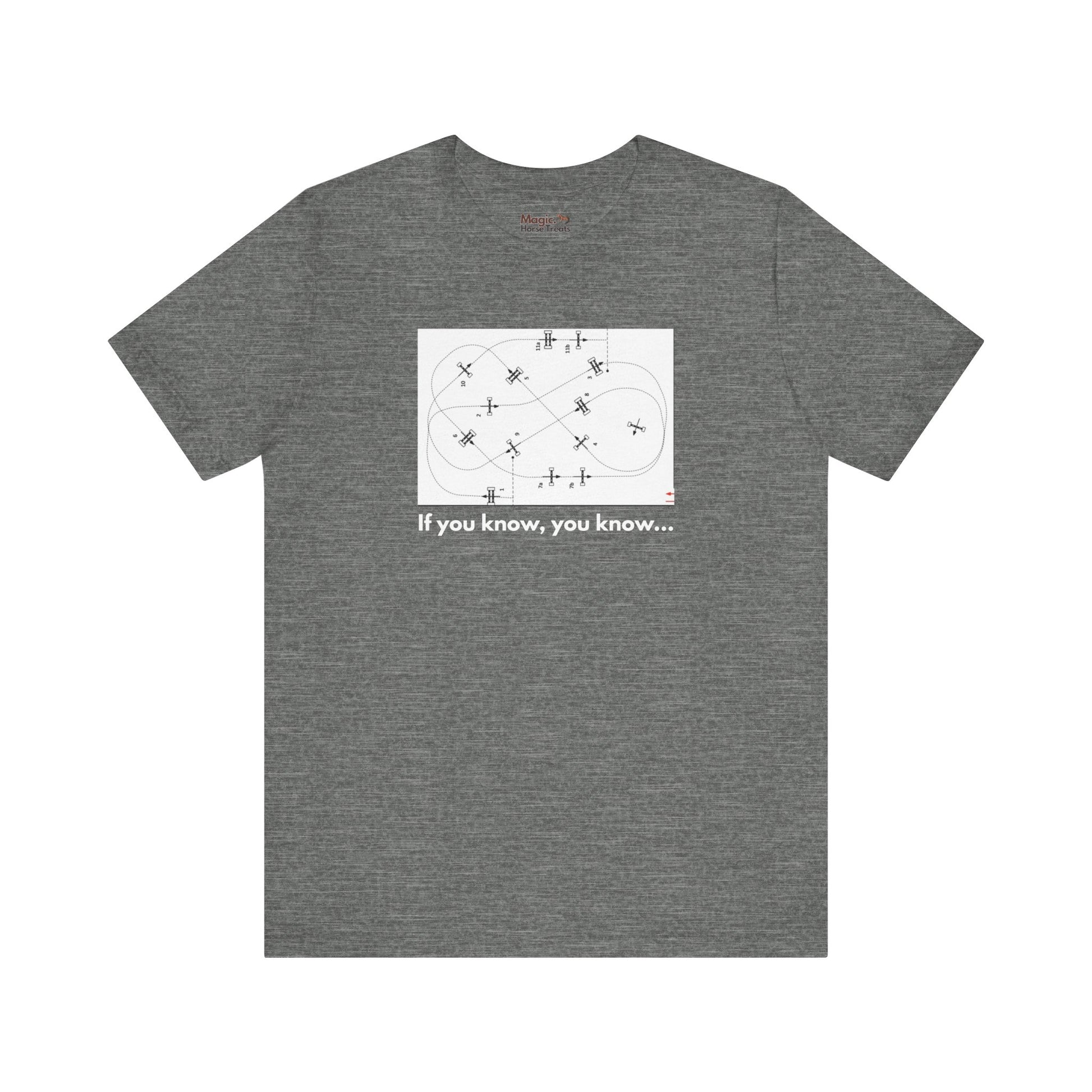 'If you know, you know...' Unisex Jersey Short Sleeve Tee, Funny Showjumping T-shirt - Magic. Horse Treats