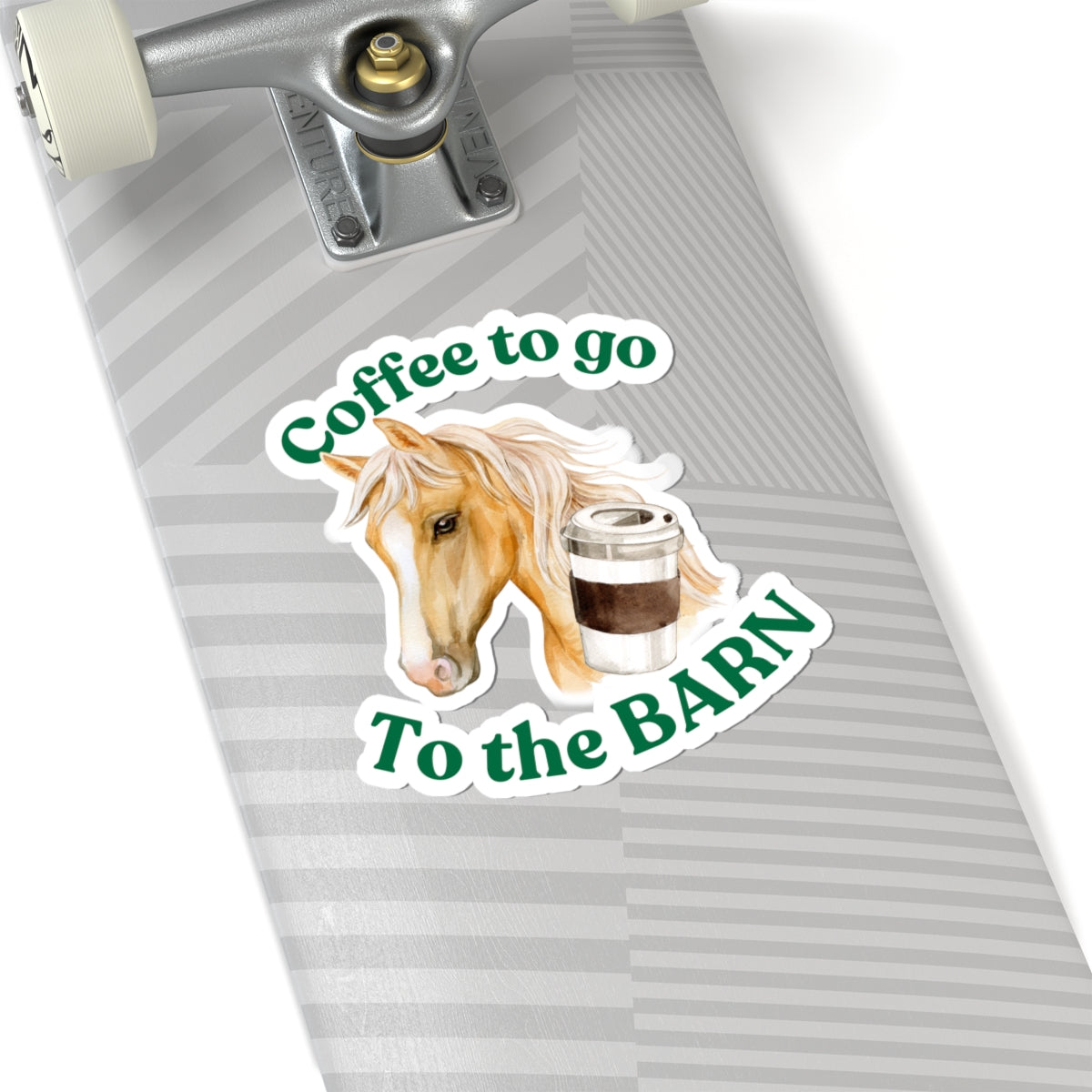 Funny Horse Sticker - Palomino - Magic. Horse Treats