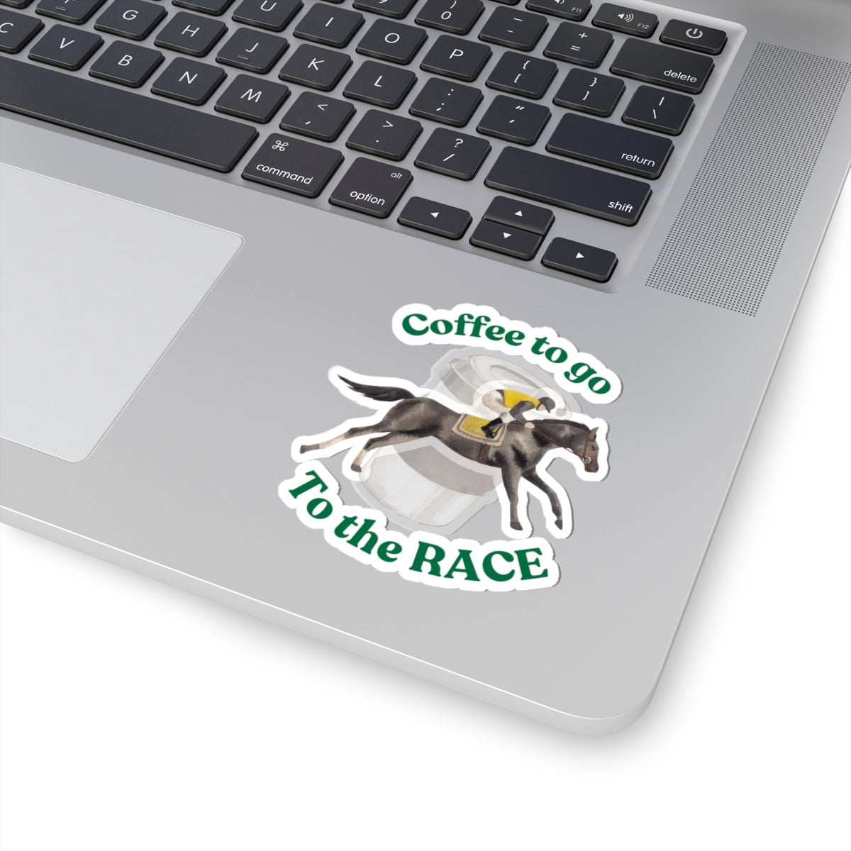 Funny Horse Sticker - Horse racing - Magic. Horse Treats