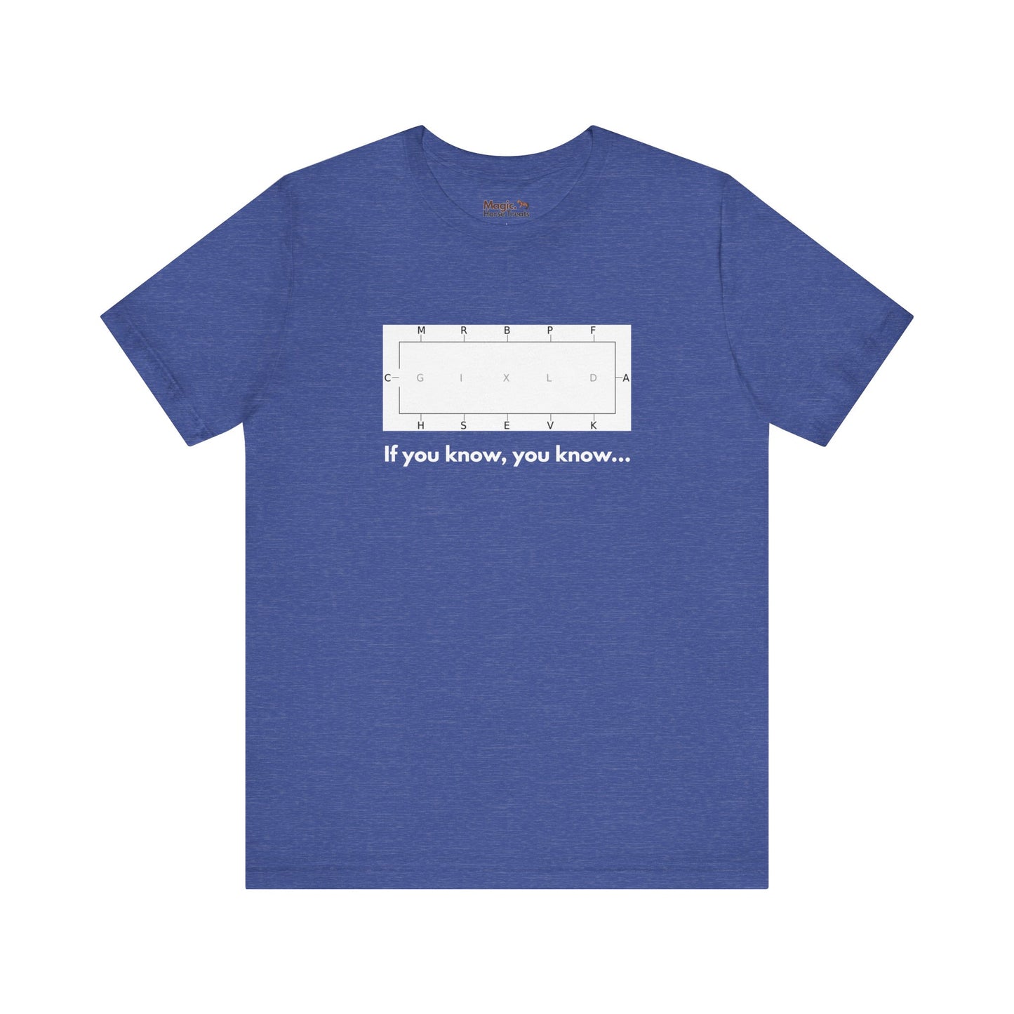 'If you know, you know 'Unisex Jersey Short Sleeve Tee, Funny Dressage Cotton T-shirt