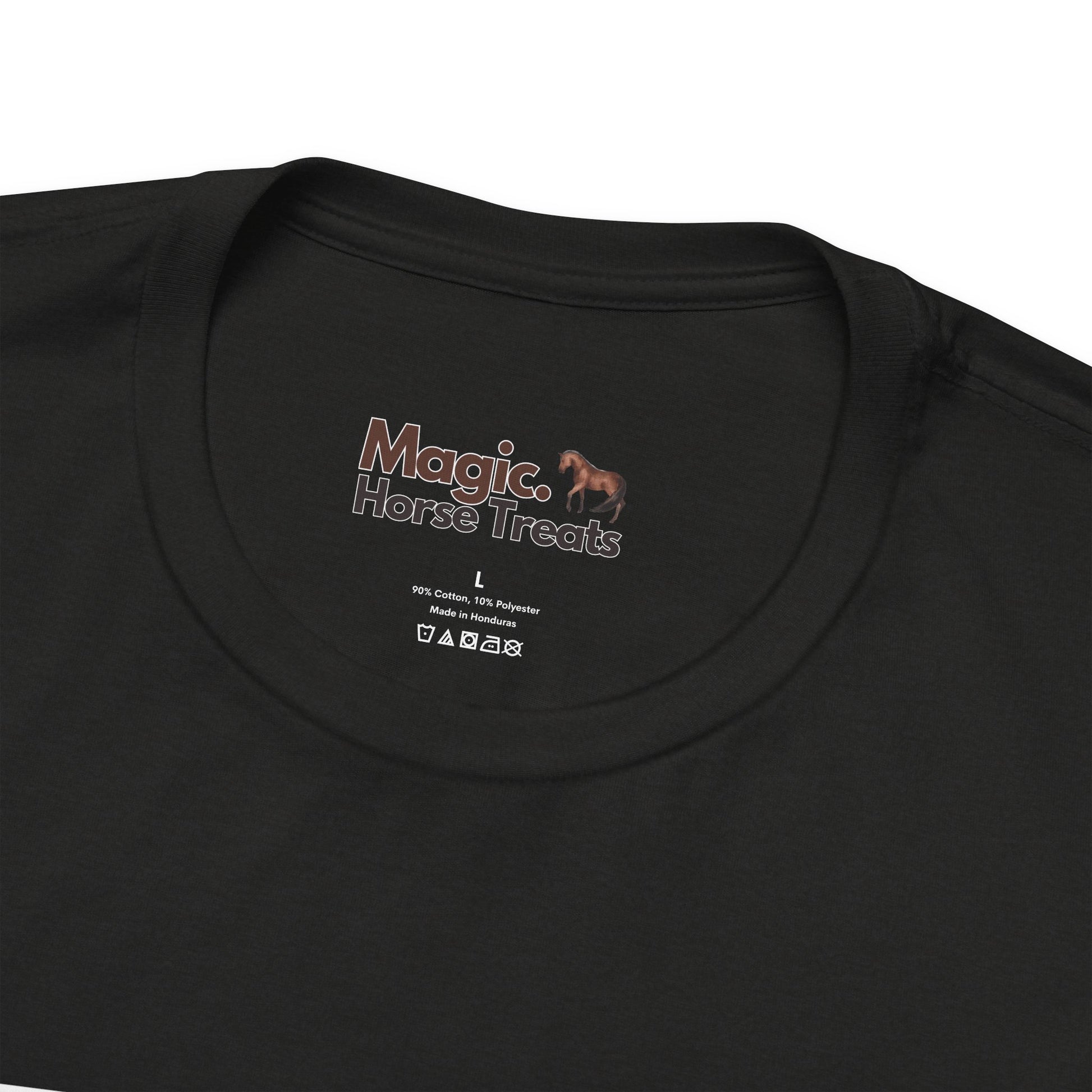 'If you know, you know 'Unisex Jersey Short Sleeve Tee, Funny Dressage Cotton T-shirt - Magic. Horse Treats
