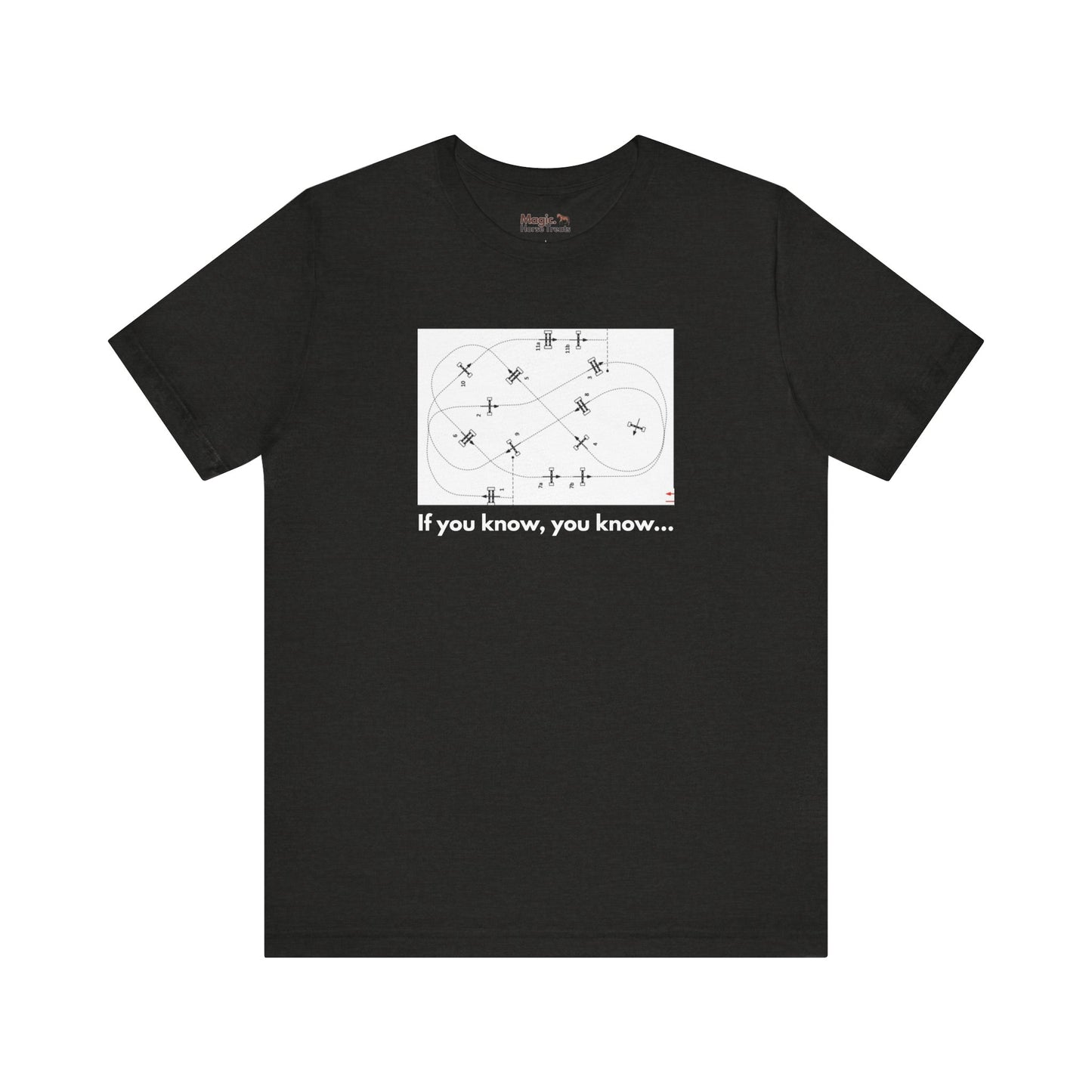 'If you know, you know...' Unisex Jersey Short Sleeve Tee, Funny Showjumping T-shirt - Magic. Horse Treats