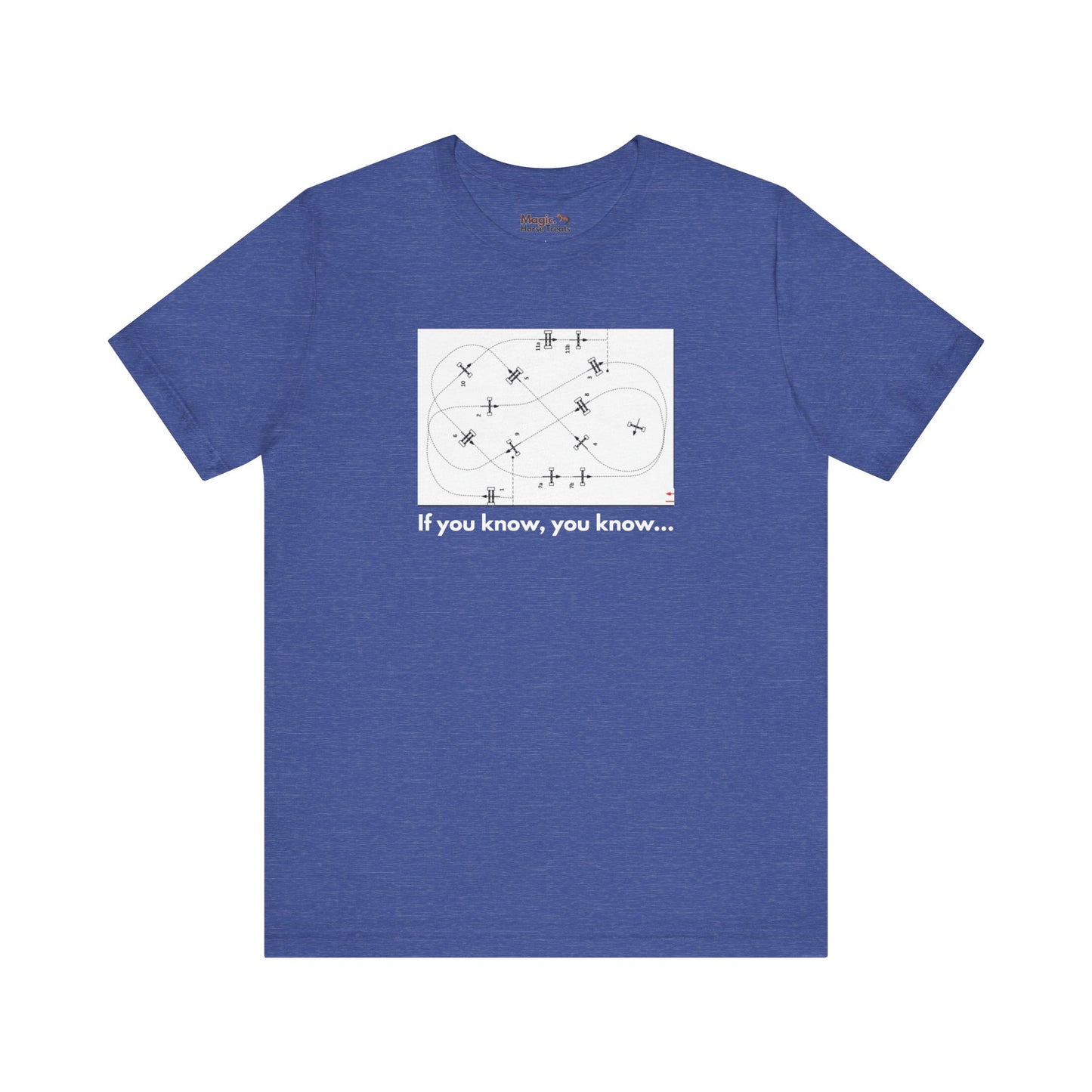 'If you know, you know...' Unisex Jersey Short Sleeve Tee, Funny Showjumping T-shirt - Magic. Horse Treats