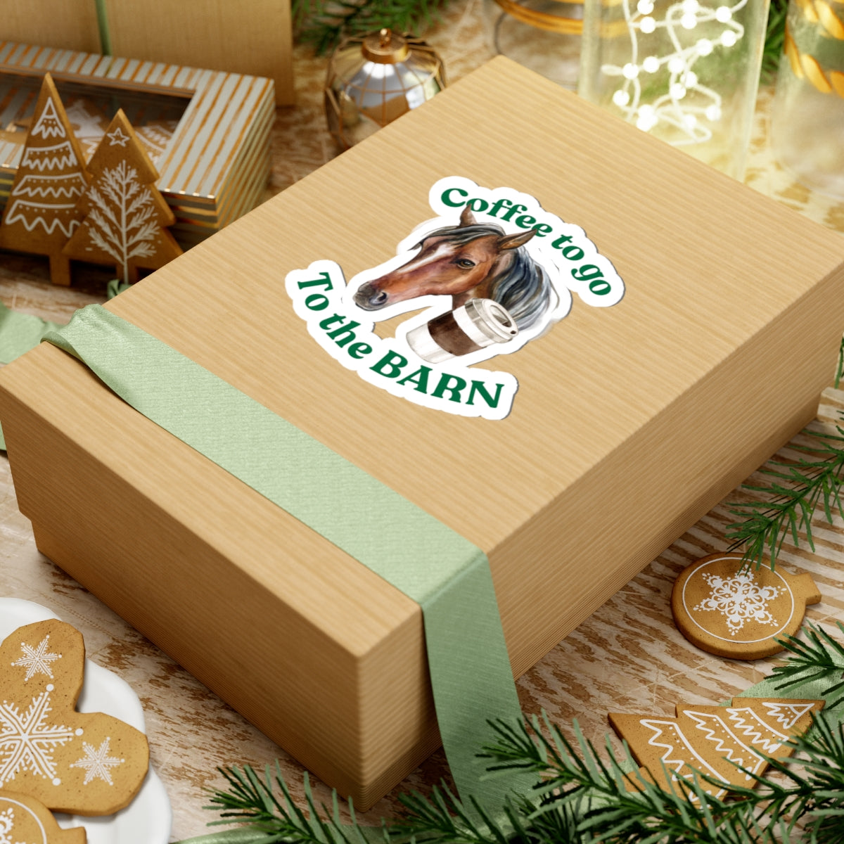 Funny Horse Sticker - Magic. Horse Treats