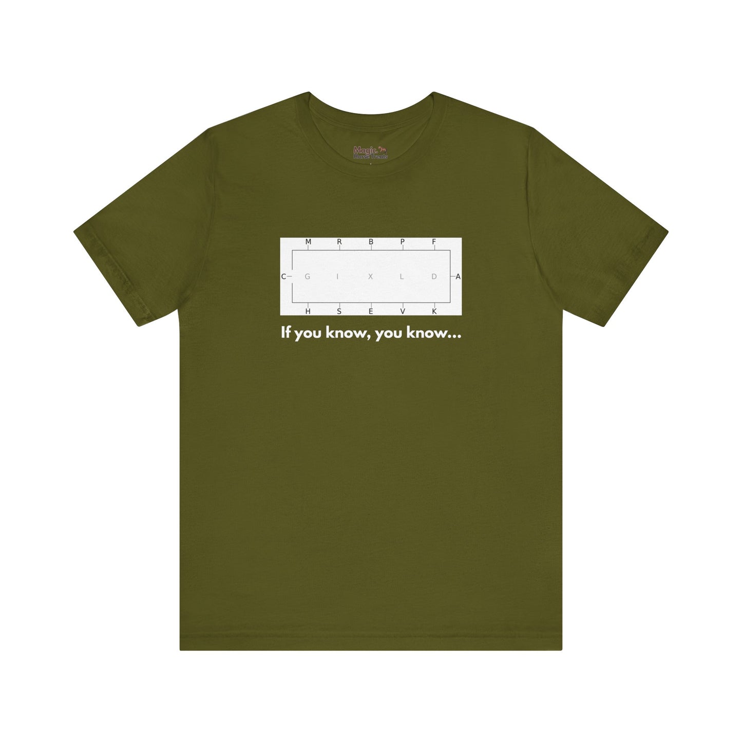 'If you know, you know 'Unisex Jersey Short Sleeve Tee, Funny Dressage Cotton T-shirt