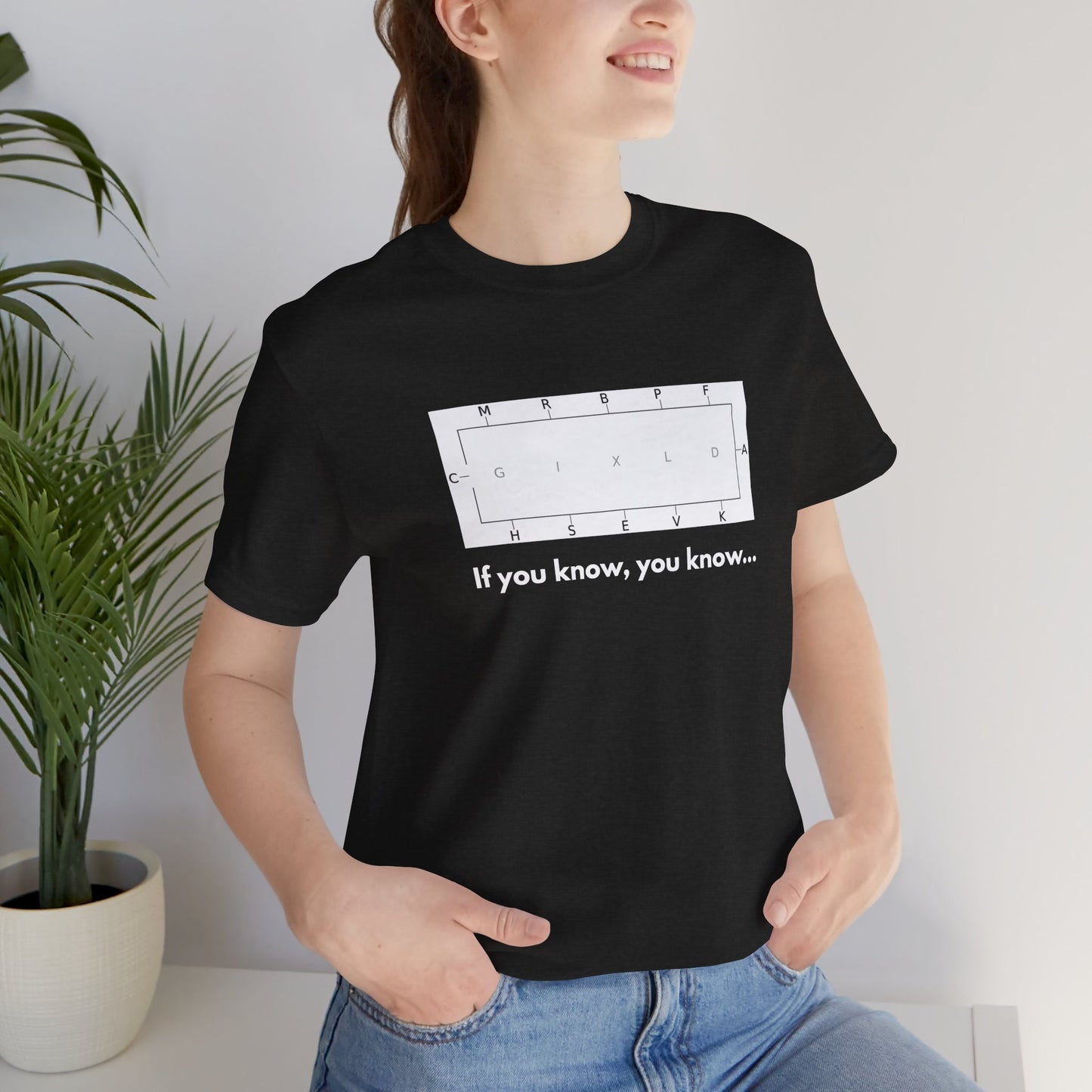 'If you know, you know 'Unisex Jersey Short Sleeve Tee, Funny Dressage Cotton T-shirt