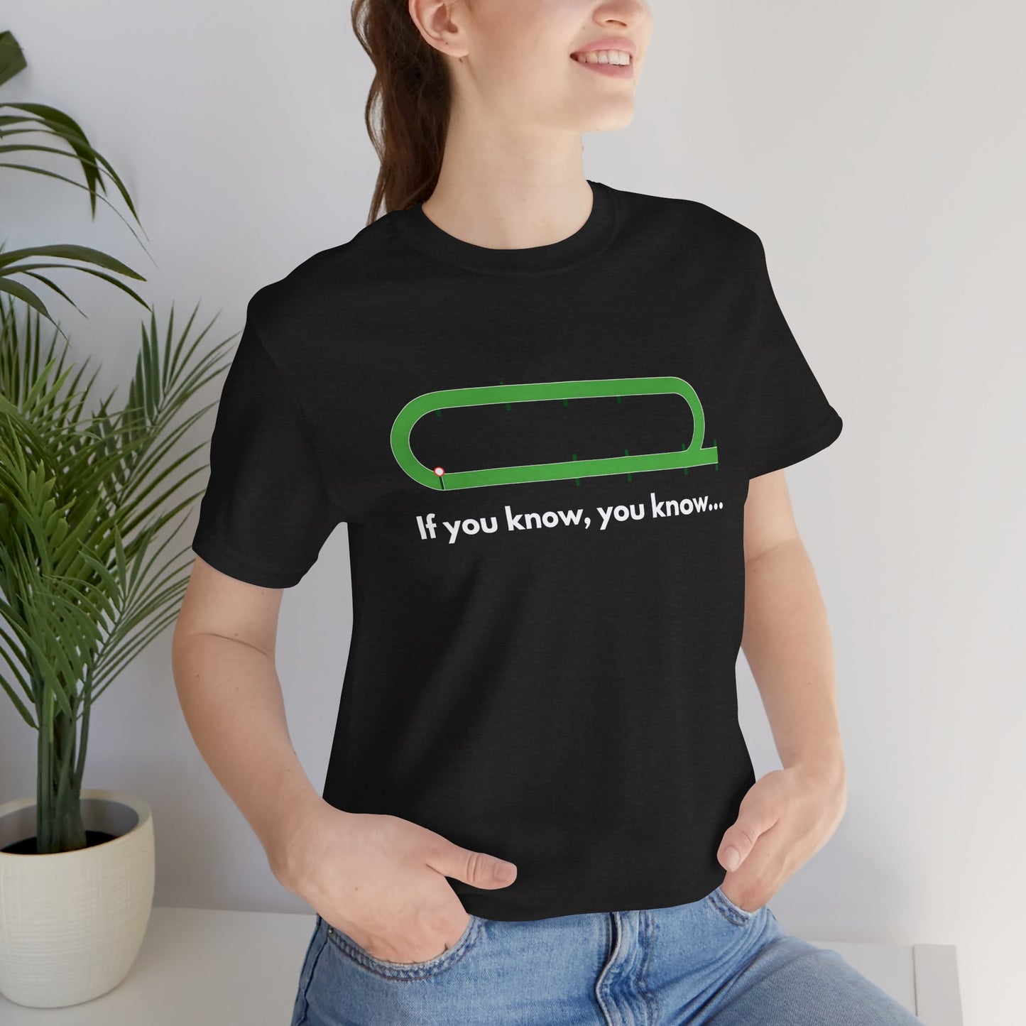 'If you know, you know....' Unisex Jersey Short Sleeve Tee, Funny Horse racing T-shirt - Magic. Horse Treats