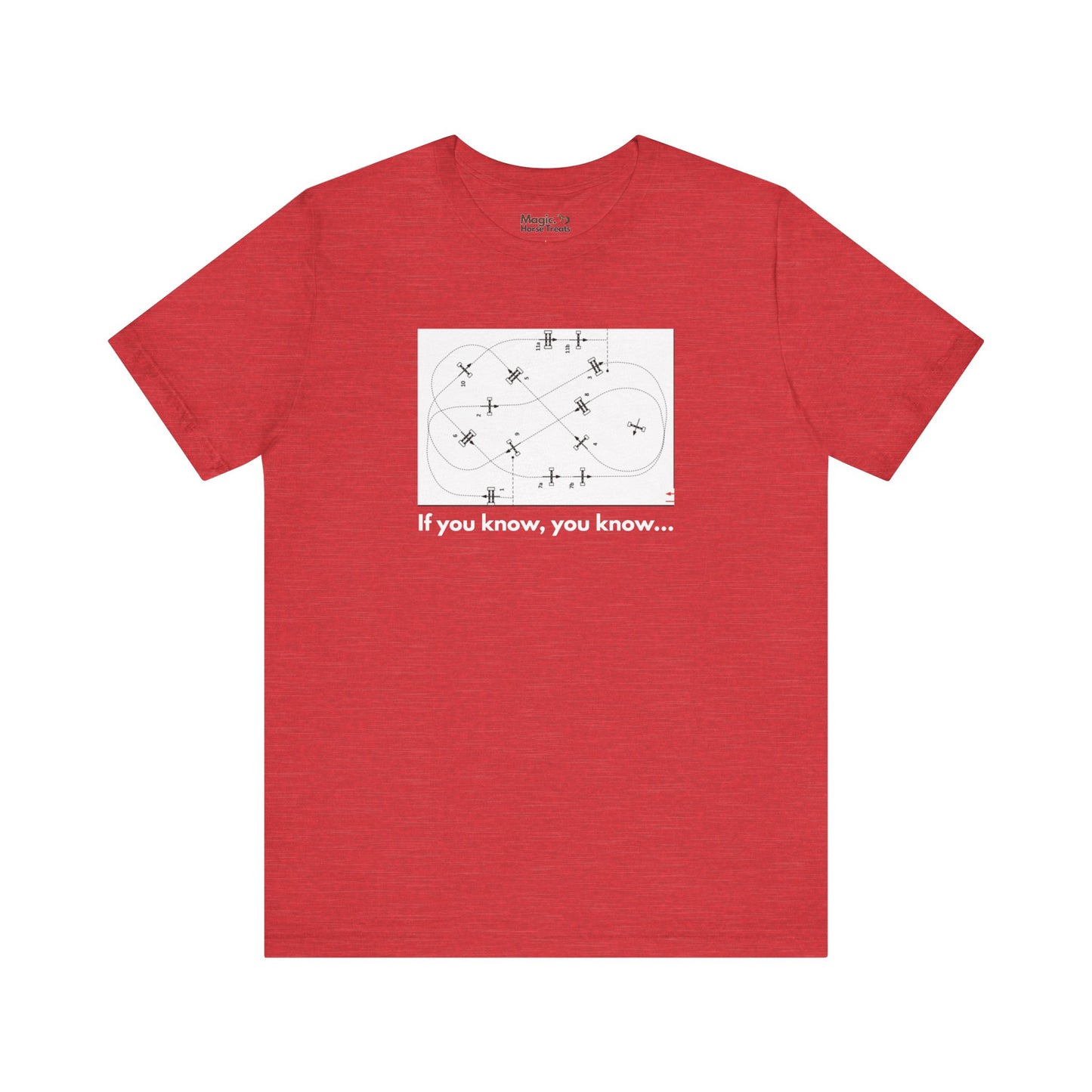 'If you know, you know...' Unisex Jersey Short Sleeve Tee, Funny Showjumping T-shirt - Magic. Horse Treats