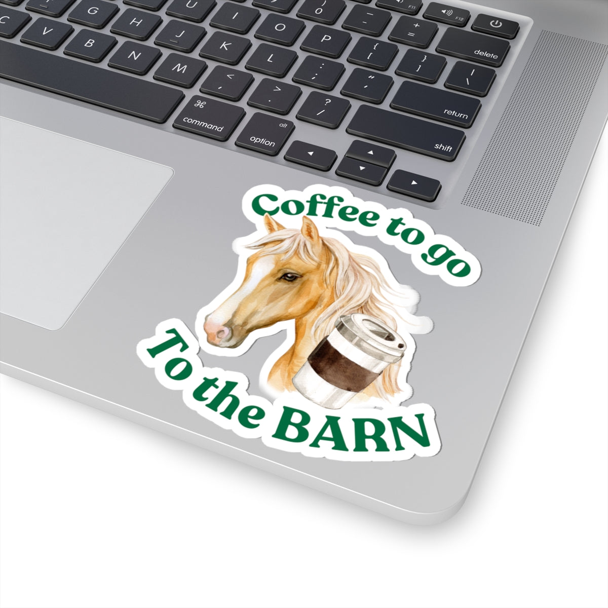 Funny Horse Sticker - Palomino - Magic. Horse Treats
