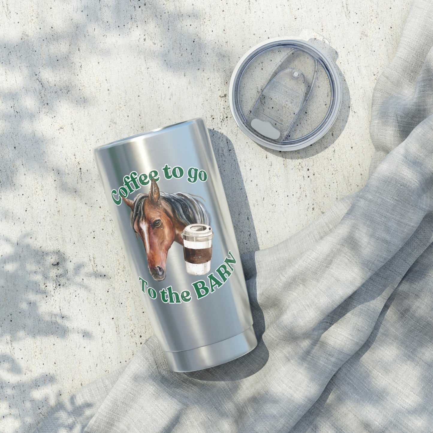 Go to the Barn Bay Horse Travel Coffee Cup lid
