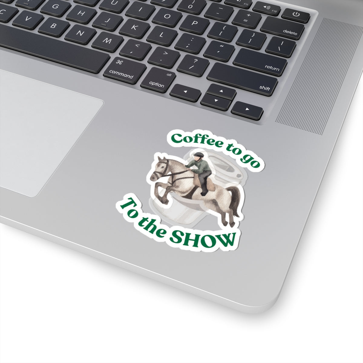 Funny Horse Sticker - Jumping - Magic. Horse Treats