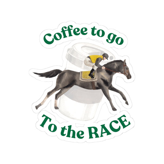 Funny Horse Sticker - Horse racing - Magic. Horse Treats