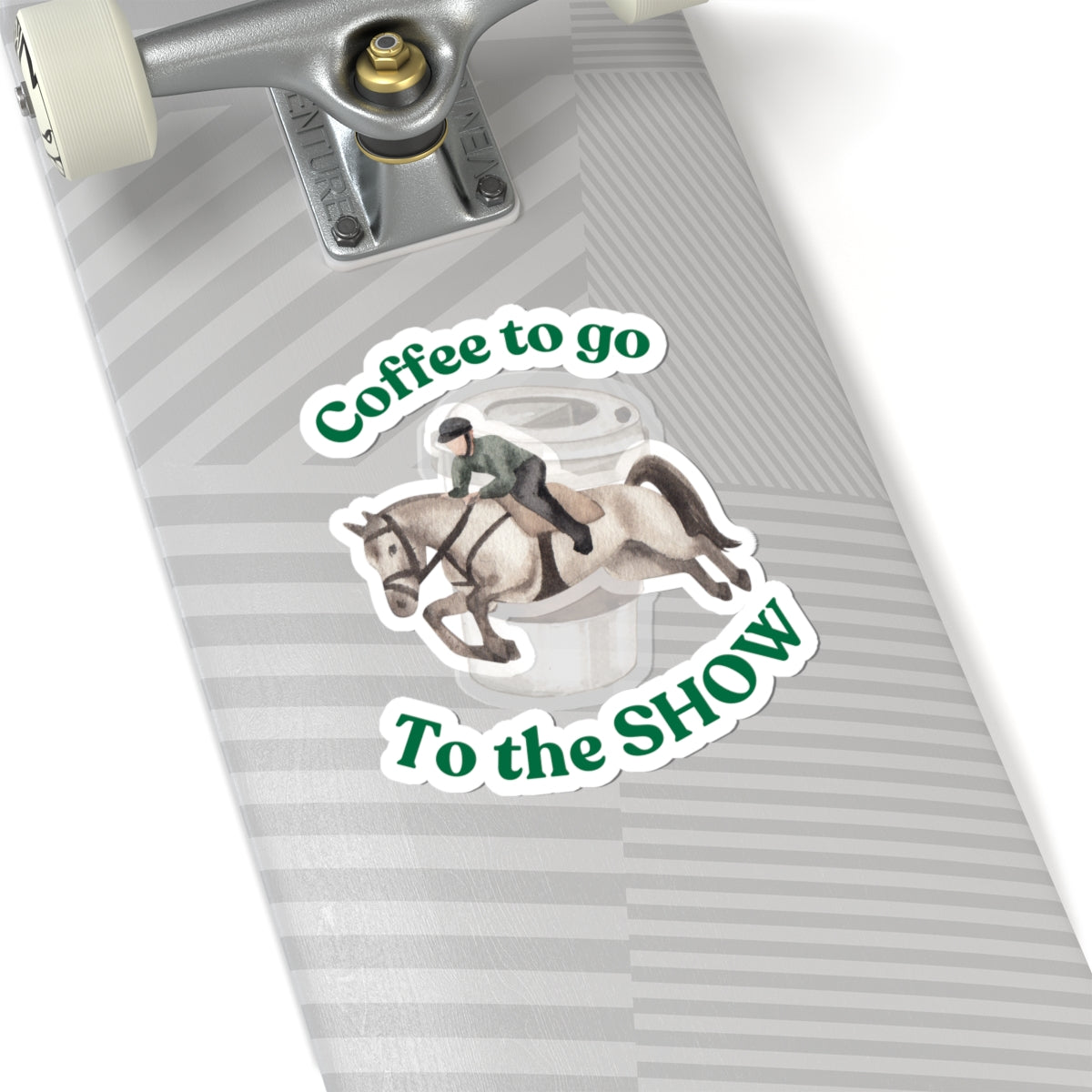 Funny Horse Sticker - Jumping - Magic. Horse Treats