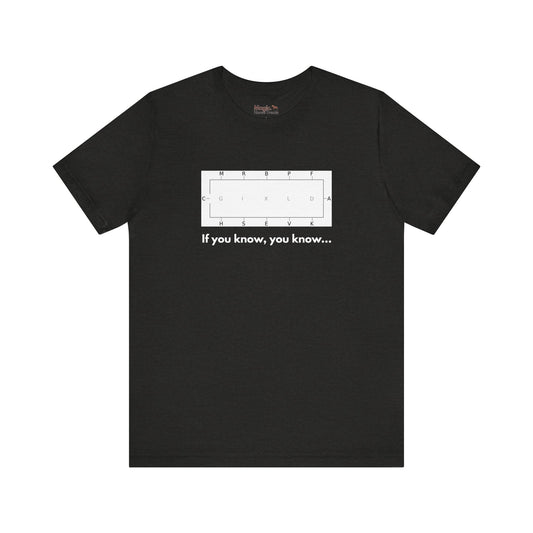 'If you know, you know 'Unisex Jersey Short Sleeve Tee, Funny Dressage Cotton T-shirt