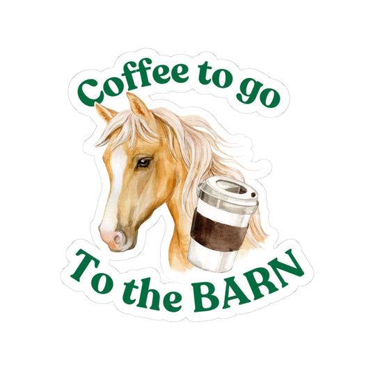 Funny Horse Sticker - Palomino - Magic. Horse Treats