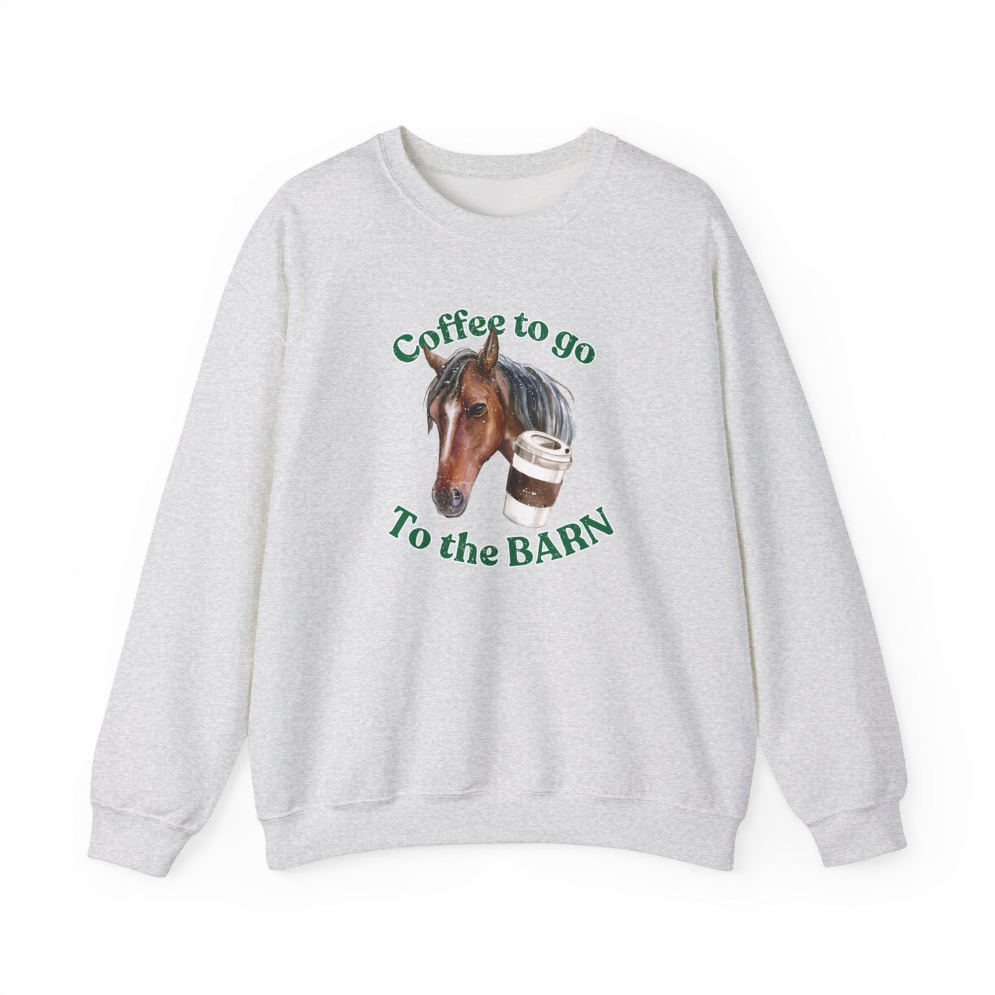 Coffee to the Barn - Horse Sweatshirt - Magic. Horse Treats