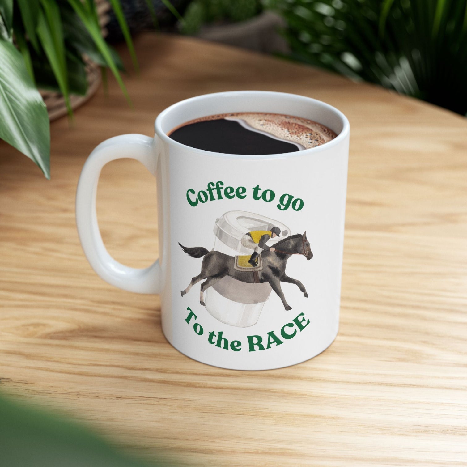 Coffee, Horse Racing Mug