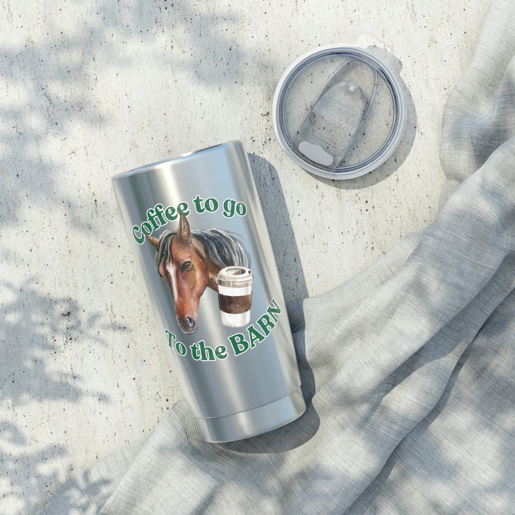 Go to the Barn Bay Horse Travel Coffee Cup lid